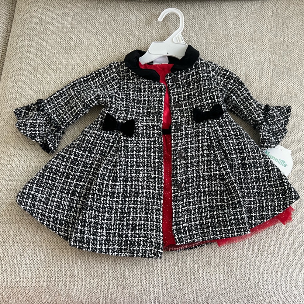 NWT Nanette Baby Holiday Dress and Coat